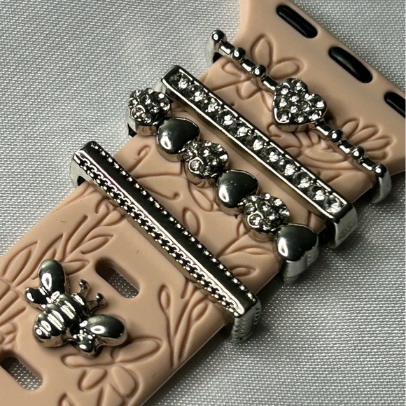 Apple Watch Silver Tone Charms Set - Picture 6 of 6